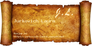 Jurkovich Laura névjegykártya